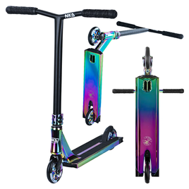 Výkonnostní skútr NKD Rally V4 XS Rainbow wys. 73 cm