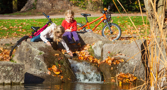 KUbikes super lehké dětské kolo 16s 2 rychlosti Tyrkysová