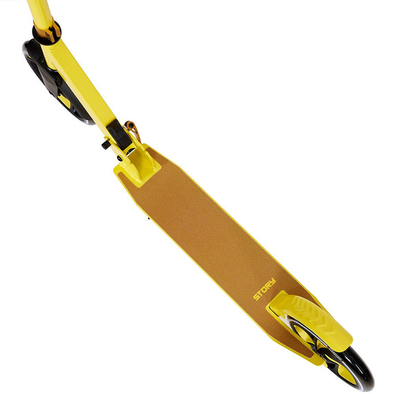 Přepravní koloběžka s velkými koly Story Urban GO! Žlutý