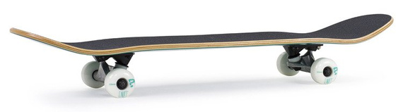 Skateboard Enuff Logo Stain Teal 8.0"