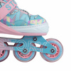 Story Spike Nastavitelné inline brusle modro-růžové