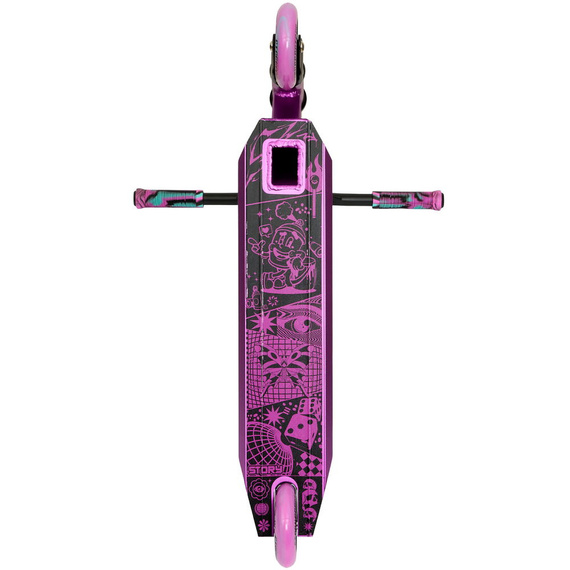 Výkonnostní skútr Story Bandit DOS Black and purple Wys. 81 cm