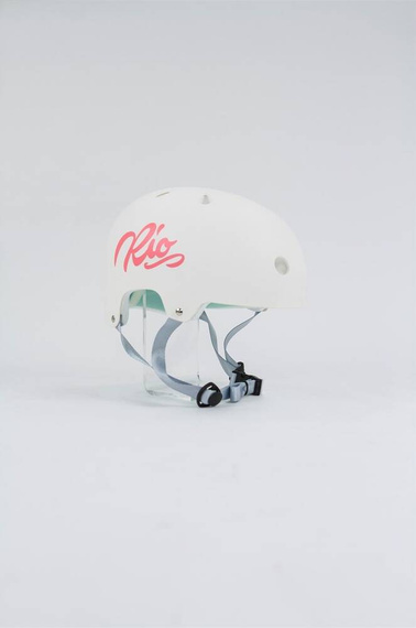 Kask Rio Roller Script Helmet Matt Biały S/M