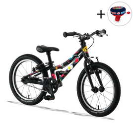 KUbikes 16S Superlight Dětské kolo Black Comic Book