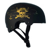 NKX Brain Saver Skateboardová helma Black and Gold Pirate