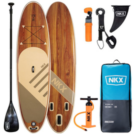 SUP nafukovací turistické prkno NKX Instinct Beige 11'0