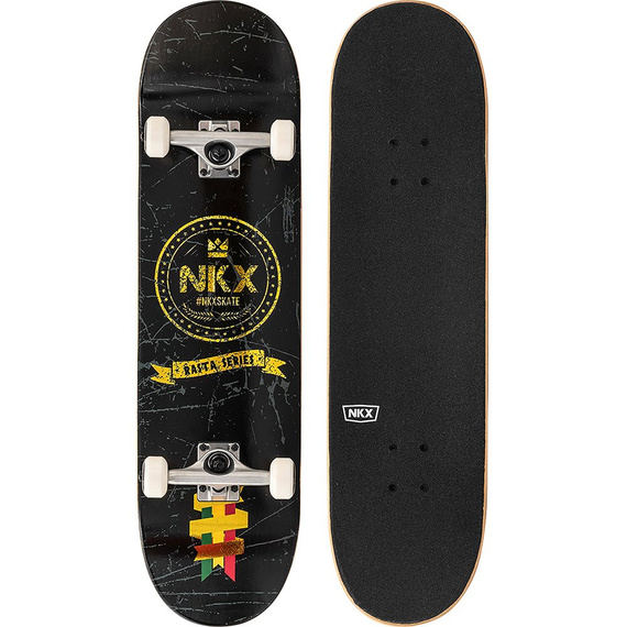 Kompletní skateboard NKX Rasta Royal Series Black 8.5"
