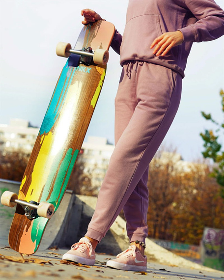 Longboard pro tanec NKX Vegas Pink 121 cm
