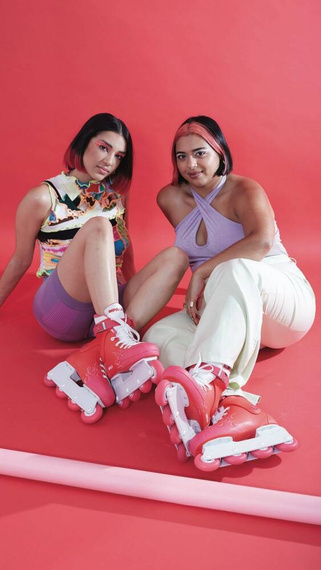 Inline brusle Impala Lightspeed Flames Rekreační kolečkové brusle