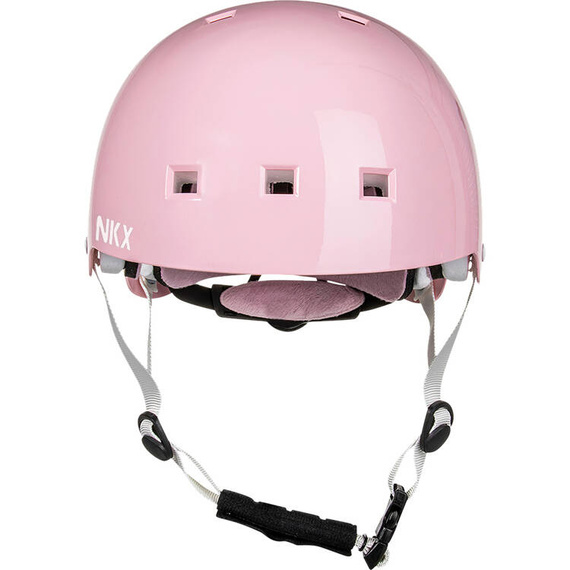 NKX Brain Saver Skateboardová helma Pink Glitter L