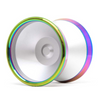 Kovové yoyo pro pokročilé YoYoFactory Demonspeed 2 Silver a Rainbow