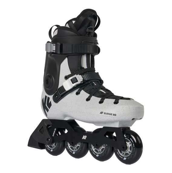 K2 Surge 80 Hardshell Rollers Black and Grey