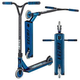 NKD Diesel Stunt Scooter Black and Blue 87 cm