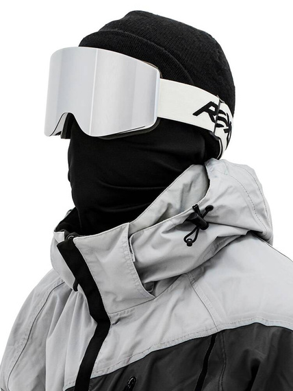 REKD Rocker MagLock Snow Goggle Kit White/Mirror M/L snowboardové a lyžařské brýle