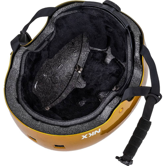 NKX Brain Saver Skateboardová helma Shiny Gold