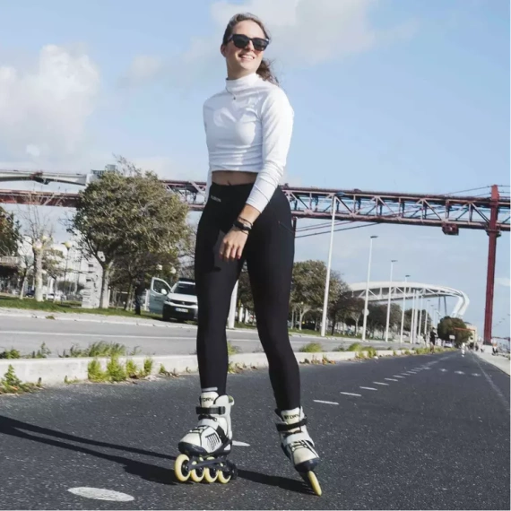 Univerzální kolečkové brusle Inline STORY Shockwave Vanilla