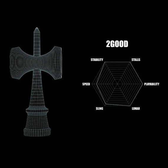 Kendama KROM Zoggy N'Moggy Wavescape