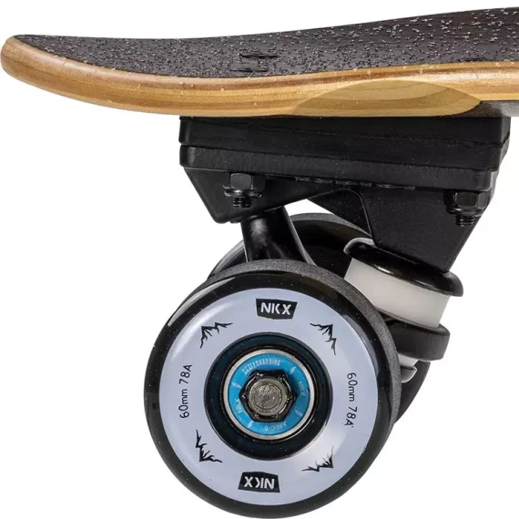 Cruiser Skateboard Vysoká kvalita NKX Classic Oak Silver Cruiser 29"