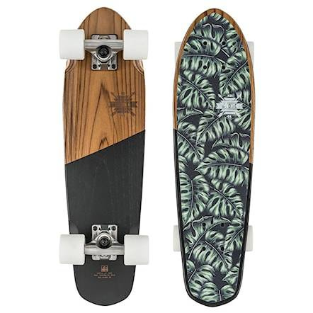 Cruiser GLOBE Blazer Teak Monstera skateboard 66 cm