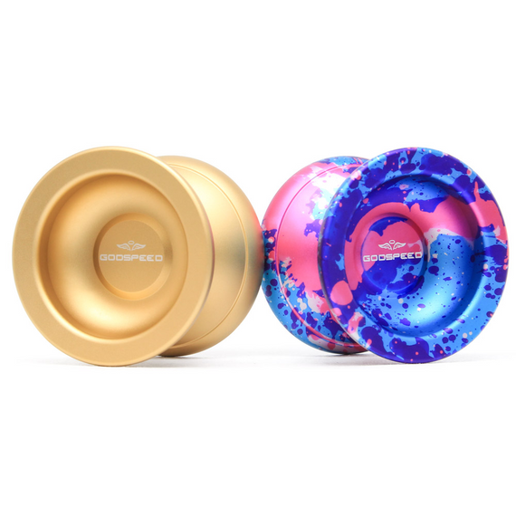 Kovové yoyo pro pokročilé YoYoFactory Godspeed Gold Matte