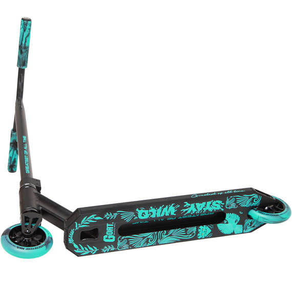 NKD GOAT Stunt scooter Černá a mátová wys. 83 cm