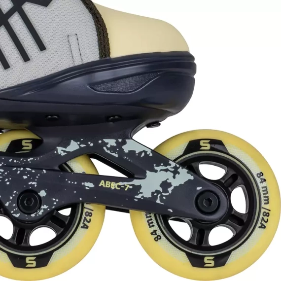 Univerzální kolečkové brusle Inline STORY Shockwave Vanilla