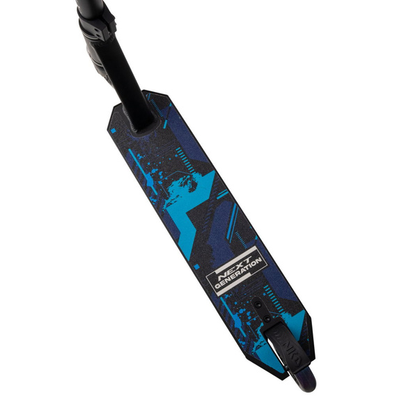 Hulajnoga Wyczynowa Aluminiowa Lekka dla młodych riderów NKD Next Generation Czarno-Niebieski wys. 79,4 cm
