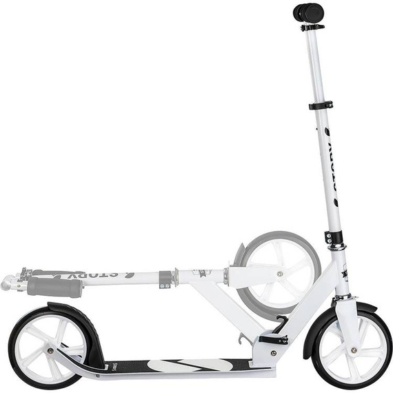 Přepravní koloběžka s velkými koly Story Urban GO! Bílá