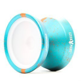 Kovové yoyo CzechPoint Pivot - Aqua Orange White