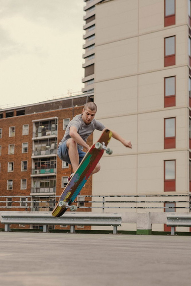 Longboard pro tanec NKX Vegas Green 123,5 cm