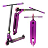 NKD Next Generation Černofialová vysoce výkonná hliníková koloběžka Lehká pro mladé jezdce. 79,4 cm
