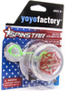 Yoyo Świecące YoYoFactory Spinstar LED Clear Body Czerwone
