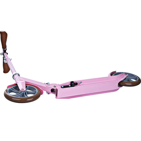Přepravní koloběžka s velkými koly Story Urban GO! Retro světle růžová