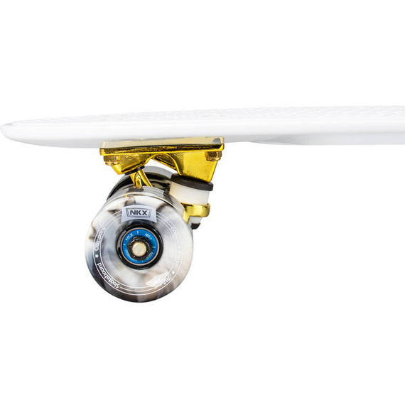 NKX Deluxe 22" liščí ohon bílý a zlatý