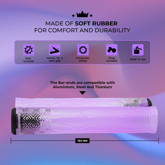 Gripy NKD GOAT Stunt Scooter Purple 163 mm