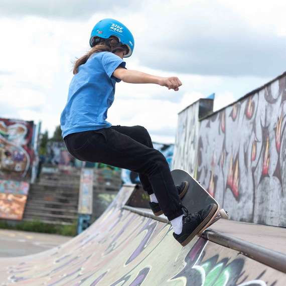 Skateboardová helma NKX Brain Saver Blue Ride Hard