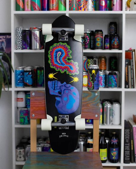 Cruiser GLOBE Big Blazer Hypnagog skateboard 81,2 cm