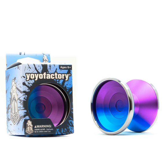 Kovové yoyo pro Advanced YoYoFactory BiMetal Blue/Purple