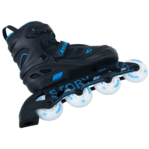 Story Fusion Nastavitelné inline brusle Blue LED