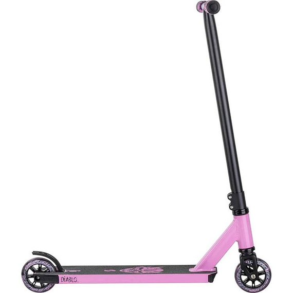 Vysoce výkonný skútr Story Diablo Black and Pink. 78 cm