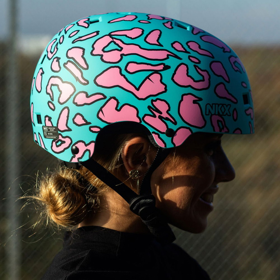 NKX Brain Saver Unicorn Pink Skateboardová helma