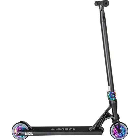 Výkonný skútr NKD Turbine Black & Rainbow High 87 cm