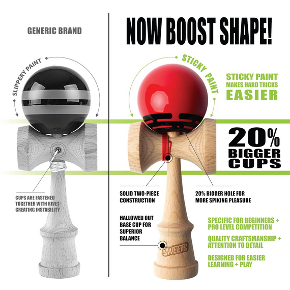 Kendama Sweets Kendama Prime Radar Red