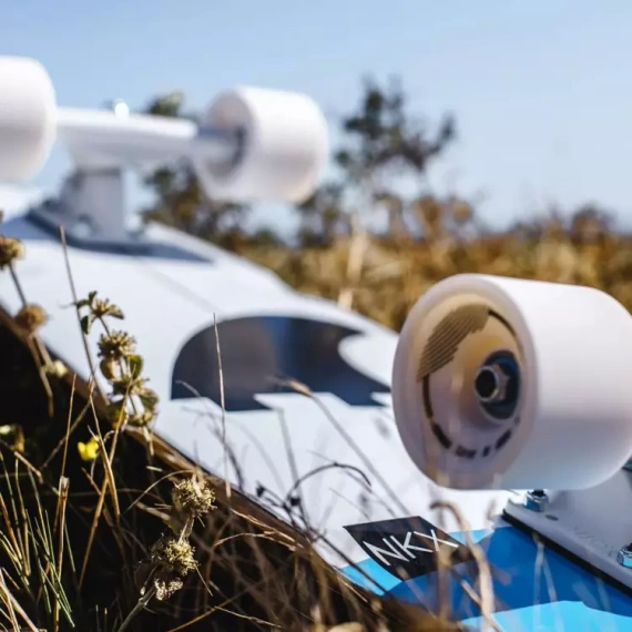 Surfskate Skateboard NKX Maverick Tahiti White-Blue 30"