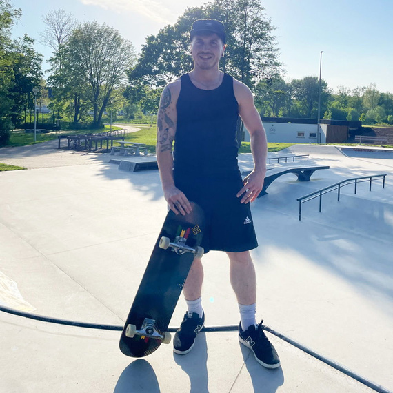 Kompletní skateboard NKX Rasta Royal Series Lion 8,25"