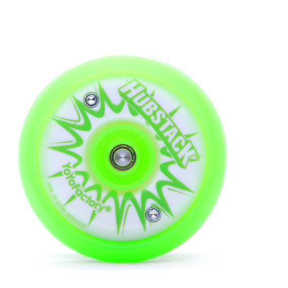 Yoyo začít s YoYoFactory Hubstack Green