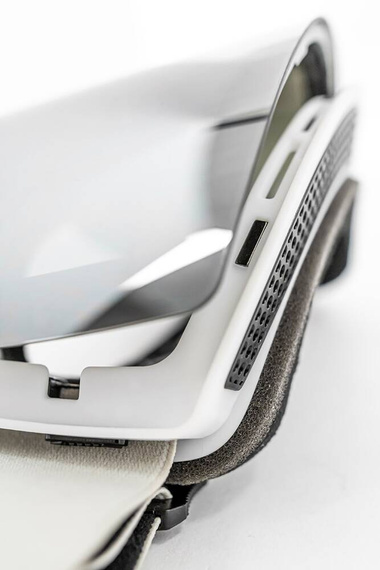 REKD Rocker MagLock Snow Goggle Kit White/Mirror M/L snowboardové a lyžařské brýle