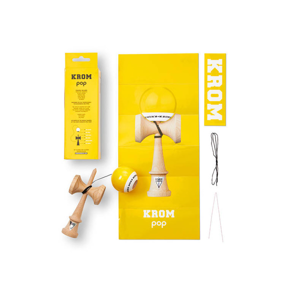 Kendama Krom POP LOL Żółty