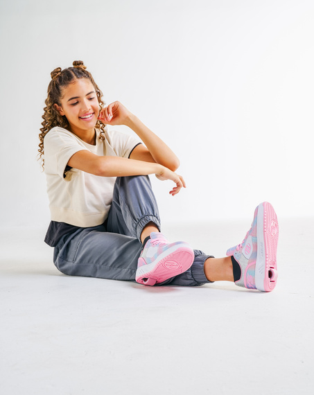 Boty Heelys Rezerve Low Bright pink/White/Tanes