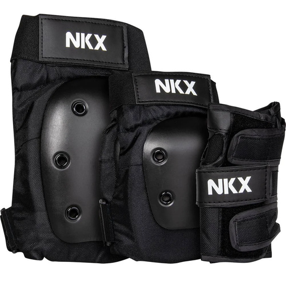 Chrániče NKX 3-Pack Pro Protectors Black S